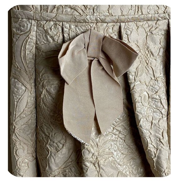 Purificación García NWT $5850 Formal Sheath Dress Textured Sz 44 / US 12 - Picture 10 of 11